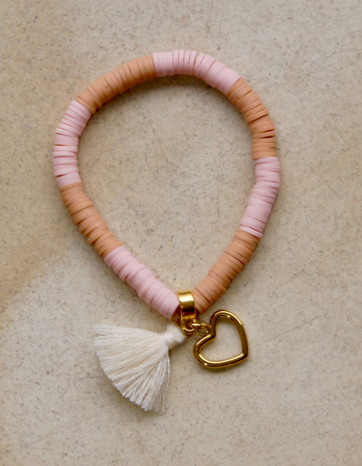 STRIPY HEART Basic Armband