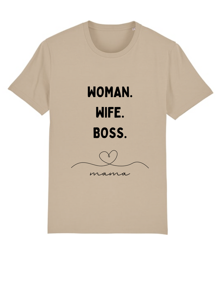 T-Shirt Classic - Woman Wife Boss Mama