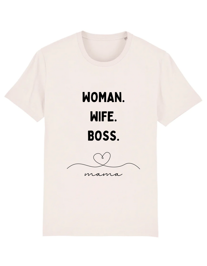 T-Shirt Classic - Woman Wife Boss Mama