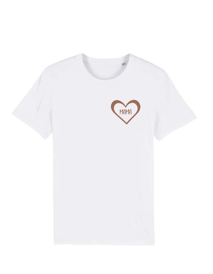 T-Shirt Classic - Herz MAMA Brown