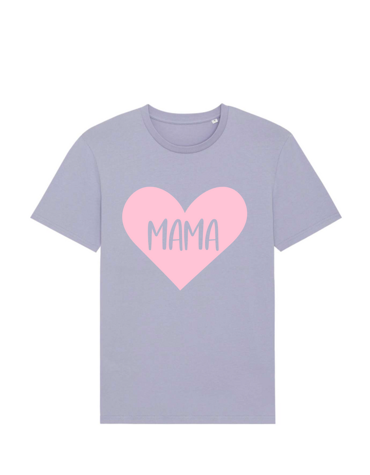 T-Shirt Classic - Herz MAMA hellrosa