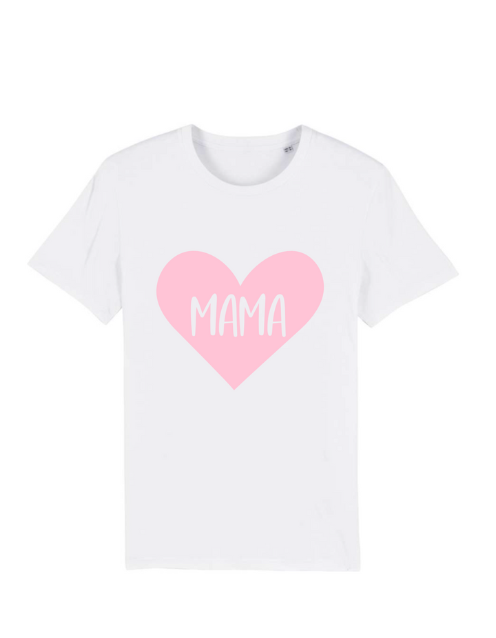 T-Shirt Classic - Herz MAMA hellrosa