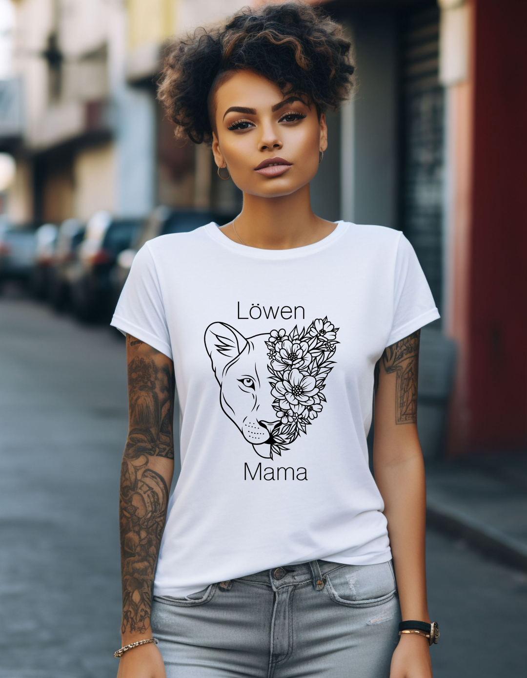 T-Shirt Classic - Löwen Mama