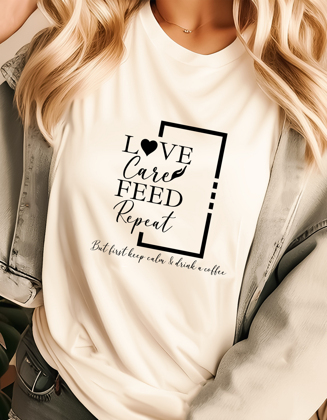 T-Shirt Classic - Love Care Feed Repeat