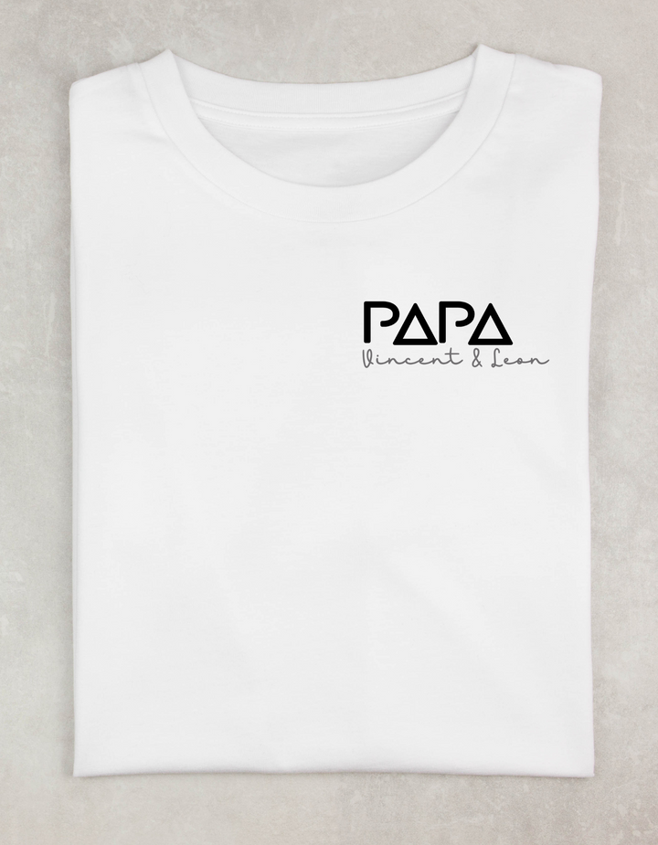 T-Shirt Classic - Papa + Namen *personalisierbar*