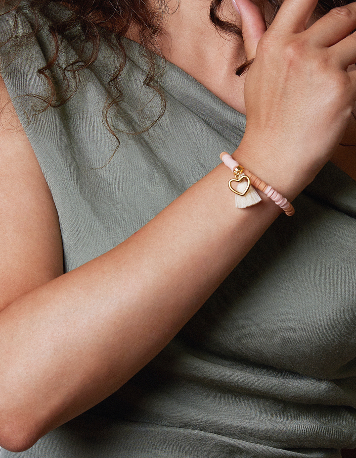 STRIPY HEART Basic Armband