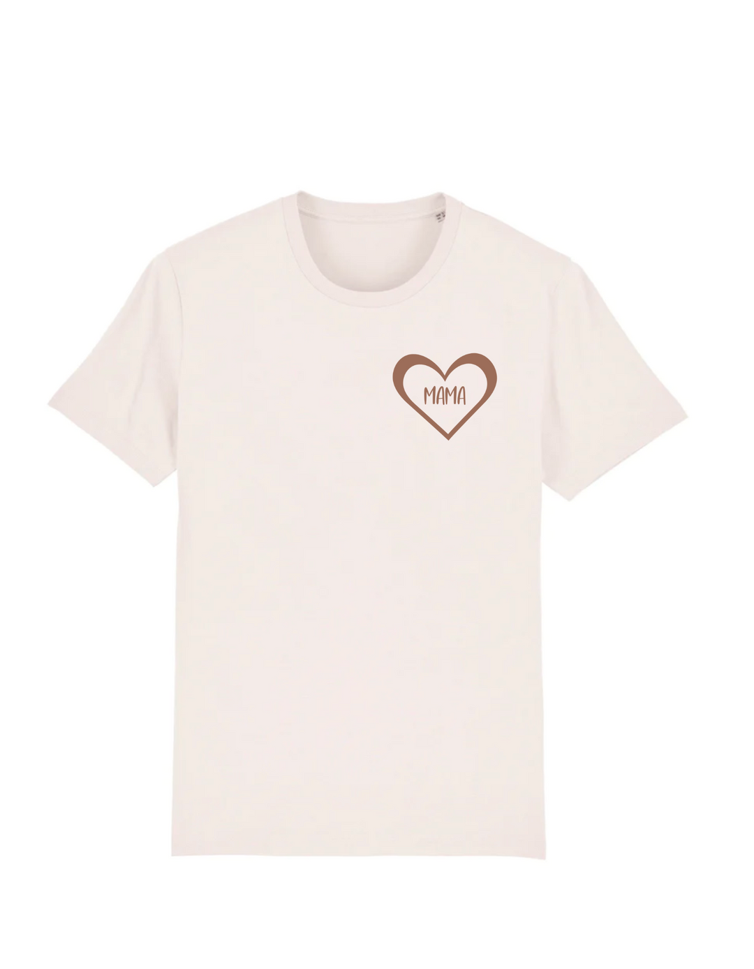 T-Shirt Classic - Herz MAMA Brown